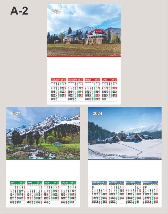 CALENDAR 3 PAGE 15*20 NO A-2