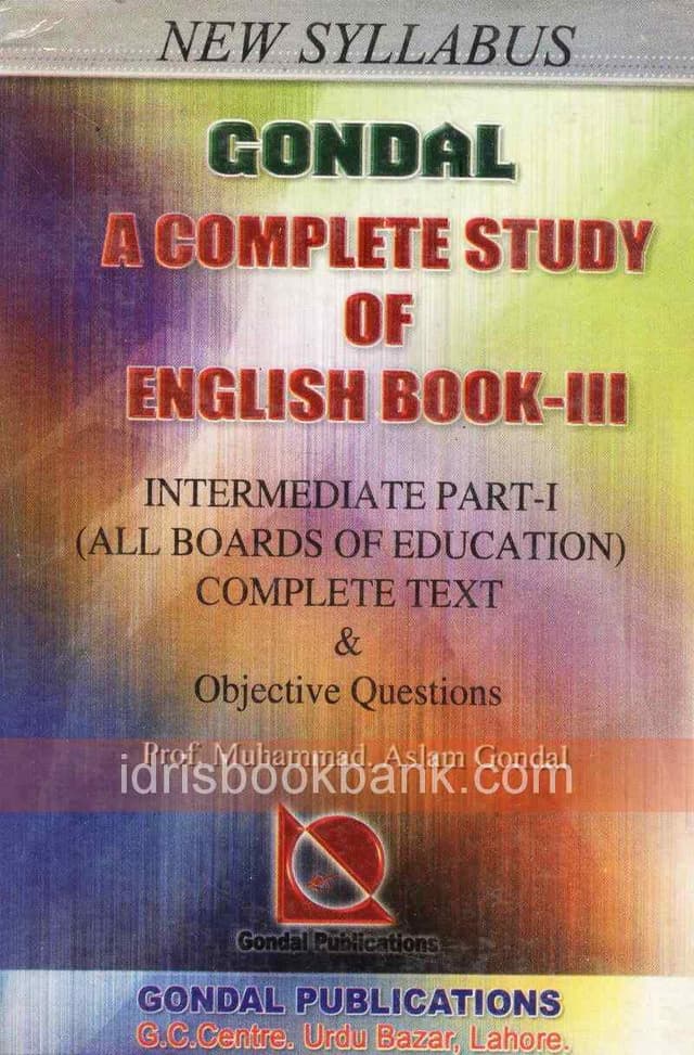 GONDAL ENGLISH KEY 11 BOOK 3 TXT