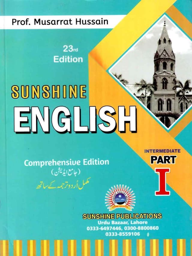 SUNSHINE ENGLISH COMPREHENSIVE 11