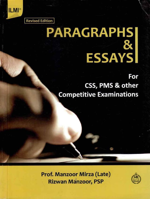 ILMI PARAGRAPHS ESSAYS FOR CSS