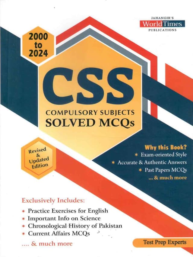 JBD WORLD TIME CSS COMPULSORY SUBJECTS SOLVED 2000-2024