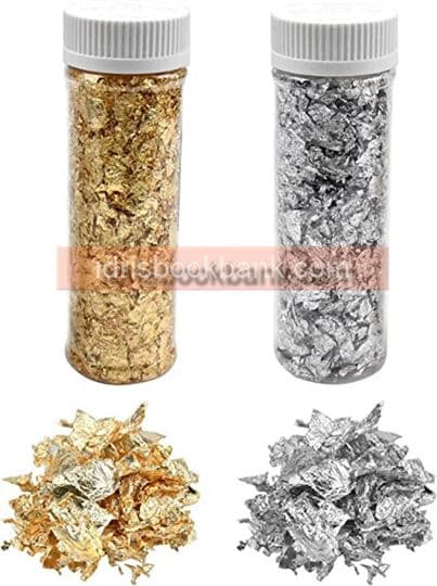 CRUSHED FOIL 2G SILVER GOLDEN