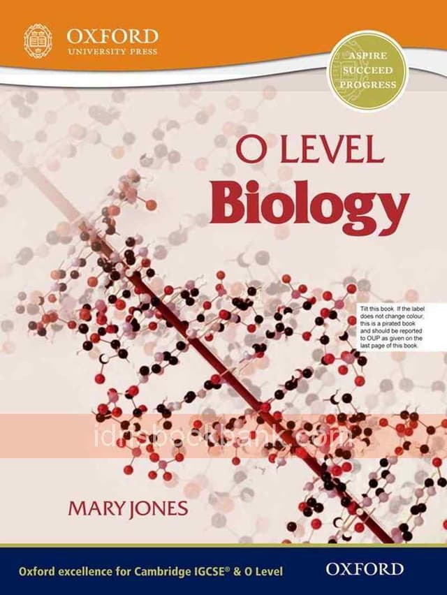 OXFORD O LEVEL BIOLOGY 2E