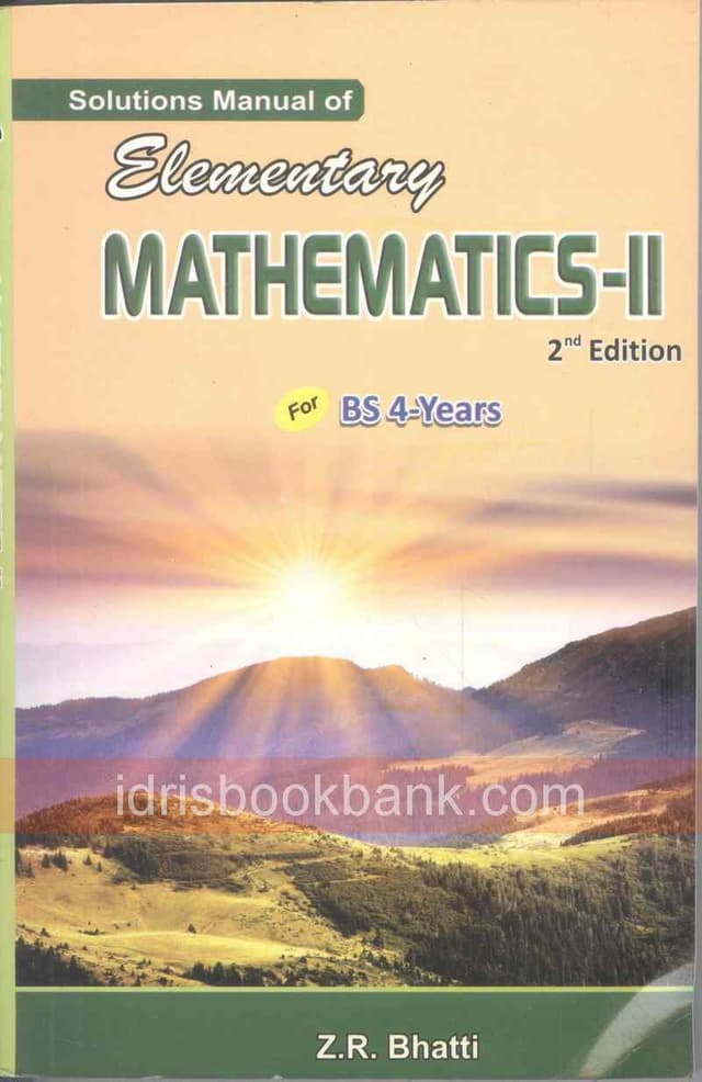 ILMI ELEMENTARY MATHEMATICS 2ND EDITION BS 4 YEAR