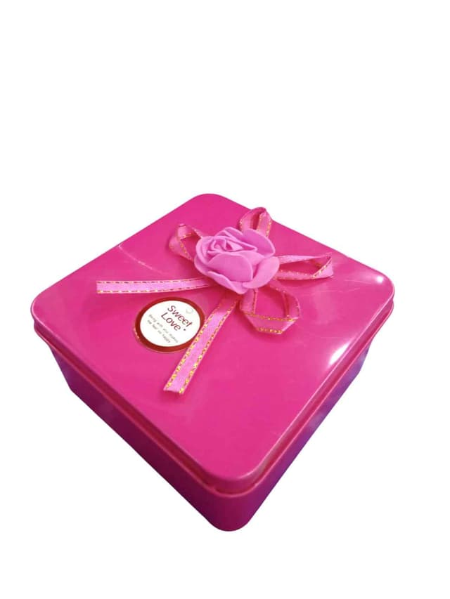 GIFT BOX TIN SQUARE LARGE