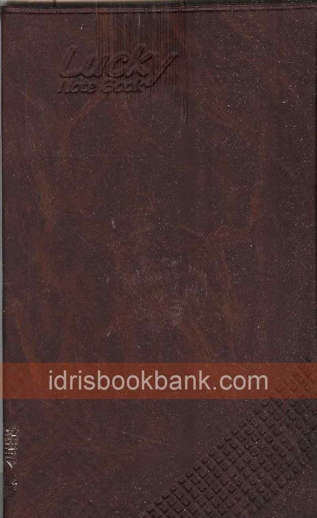 LUCKY NOTE BOOK WITH PLASTIC COVER