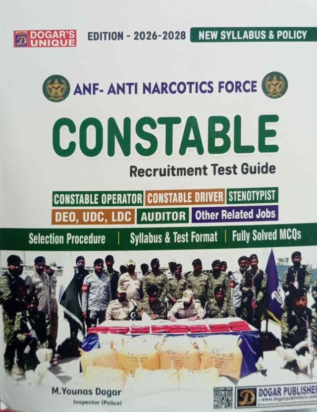 DOGAR BRO ANTI NARCOTICS FORCE ANF CONSTABLE GUIDE