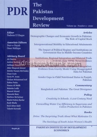 PDR THE PAKISTAN DEVELOPMENT REVIEW VOL59 NO2