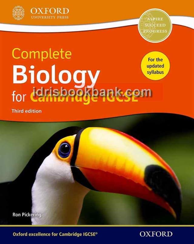OXFORD COMPLETE BIOLOGY FOR CAMBRIDGE IGCSE 3E