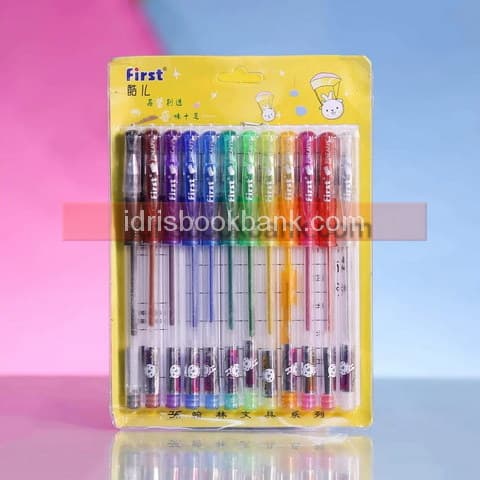 GLITTER PEN 12 PCS