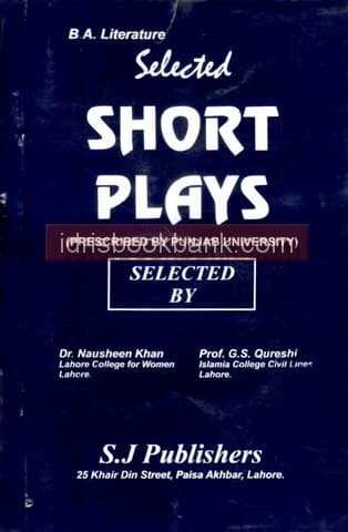SELECTED SHORT PLAYS BA LITERATURE