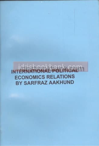 INTERNATIONAL POLITICAL ECONOMICS RELATIONS