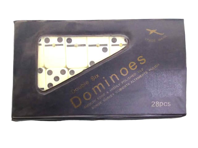 DOMINOES DOUBLE SIX 28 PCS