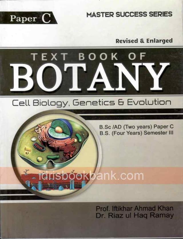 MASTER SUCCESS SERIES TEXT BOOK OF BOTANY PAPER C BS BSC
