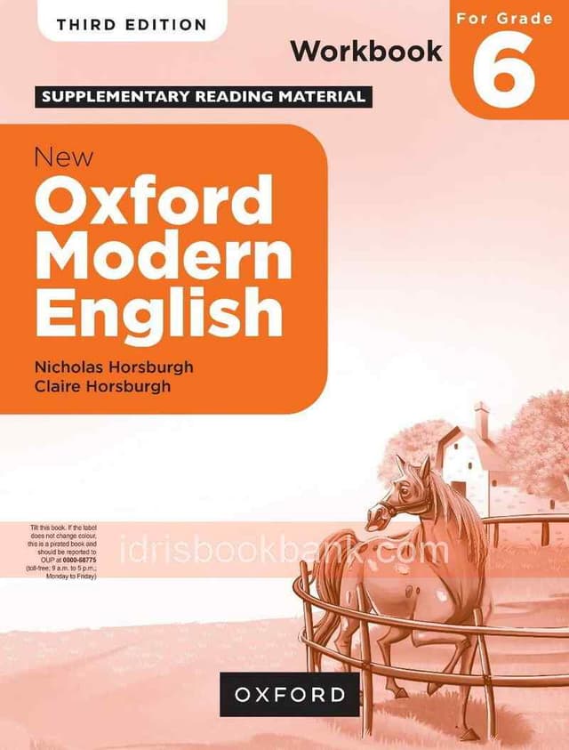 OXFORD NEW MODERN ENGLISH WORK BOOK 6