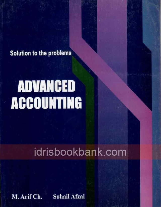 SOLUTION TO THE PROBLEMS ADVANCED ACCOUNTING