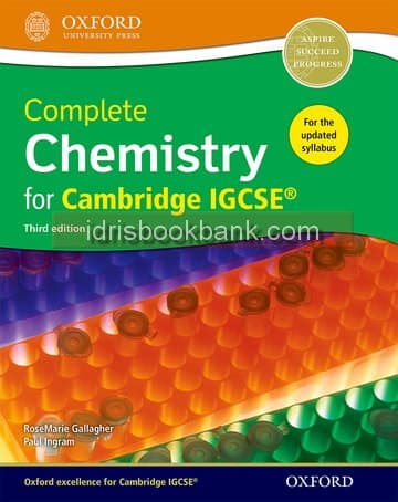OXFORD COMPLETE CHEMISTRY FOR CAMBRIDGE IGCSE 3RD EDITION