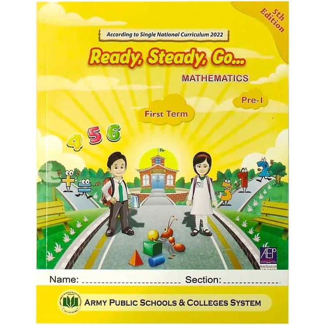 READY STEADY GO MATHEMATICS PRE 1 PREP TERM 1