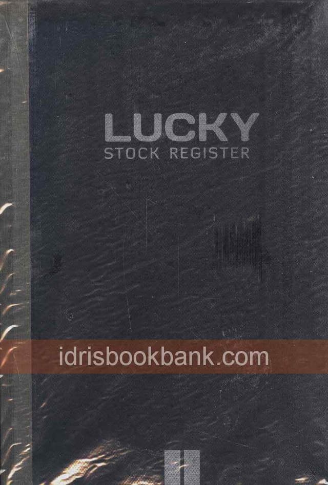 LUCKY STOCK REGISTER NO 3