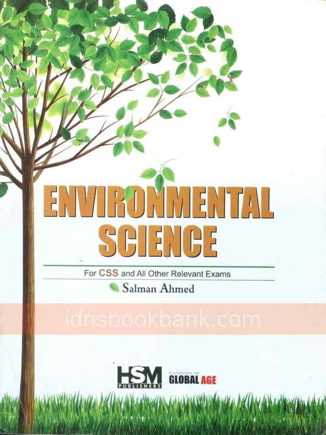 ENVIRONMENTAL SCIENCE FOR CSS (SR)