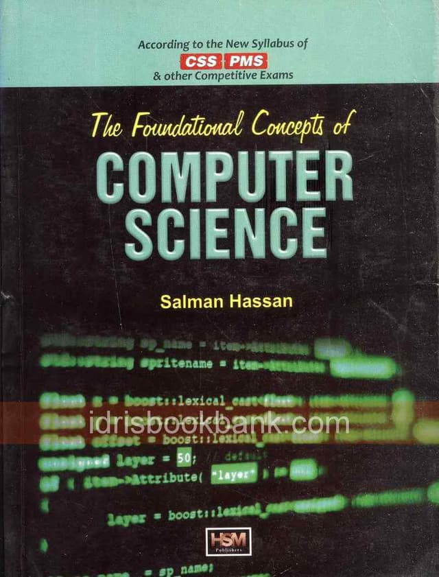 THE FOUNDATIONAL CONCEPTS OF COMPUTER SCIENCE (SR)