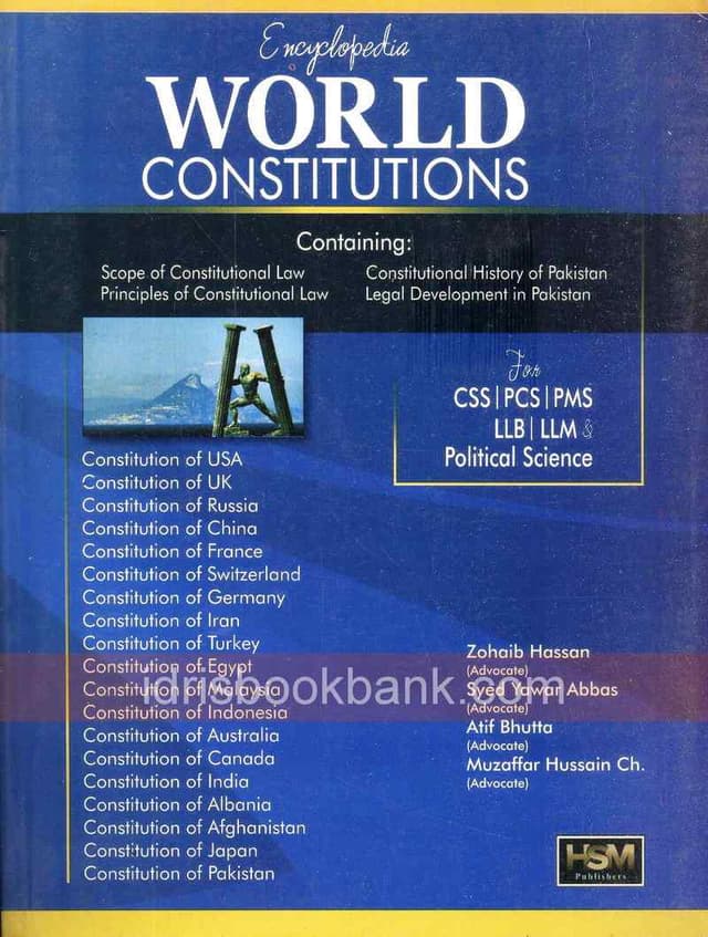 ENCYCLOPEDIA WORLD CONSTITUTIONS (SR)