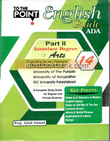 TO THE POINT ENGLISH GUIDE ADA P2 ARTS 14