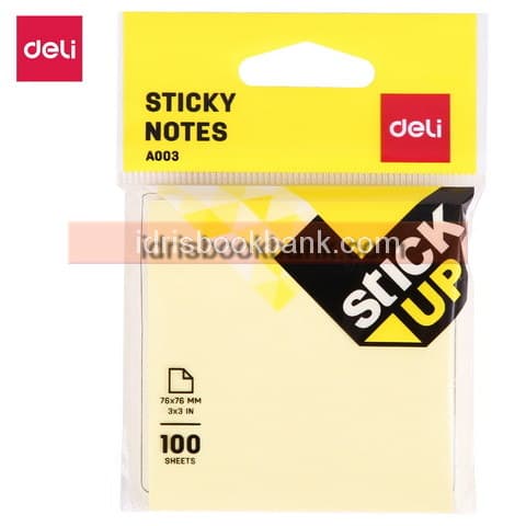 DELI STICKY NOTES A003 3X3