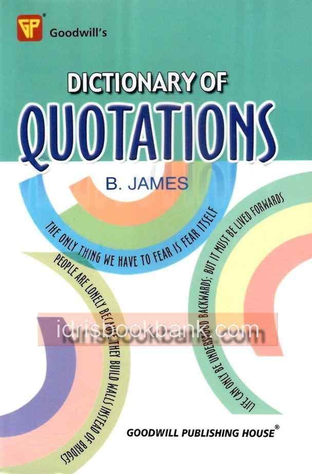 DICTIONARY OF QUOTATIONS