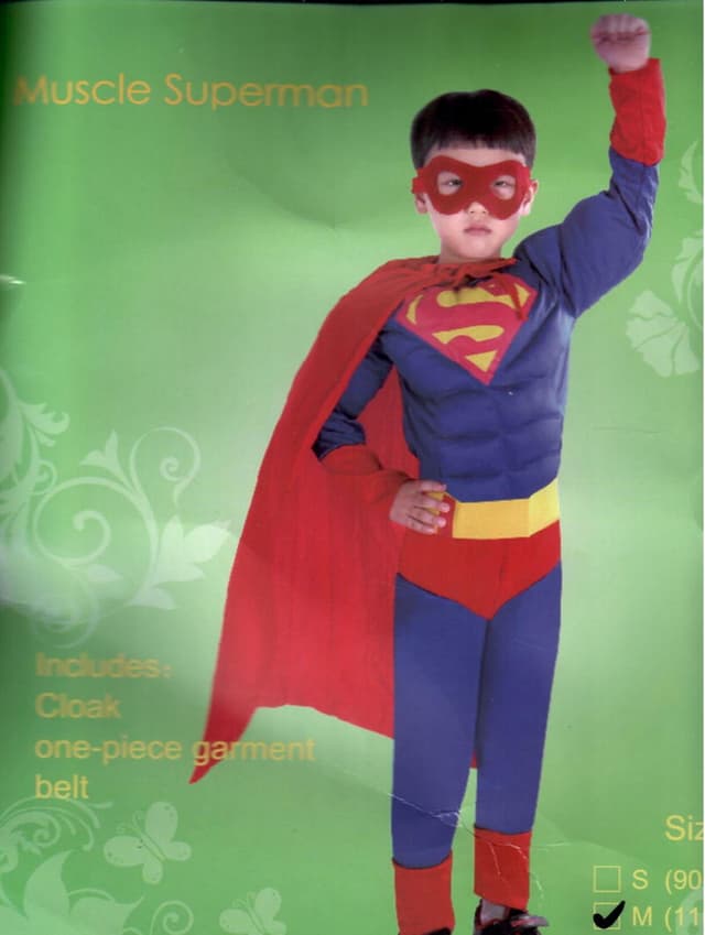 COSTUME MUSCLE SUPERMAN MEDIUM