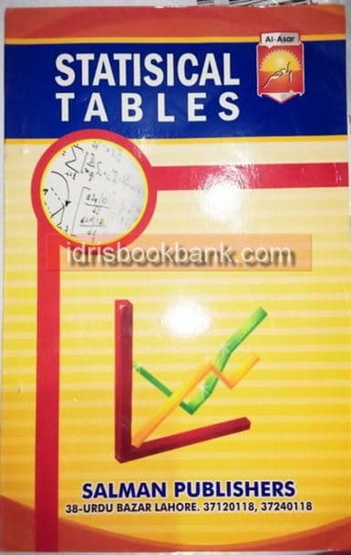 AL ASAR STATISICAL TABLES