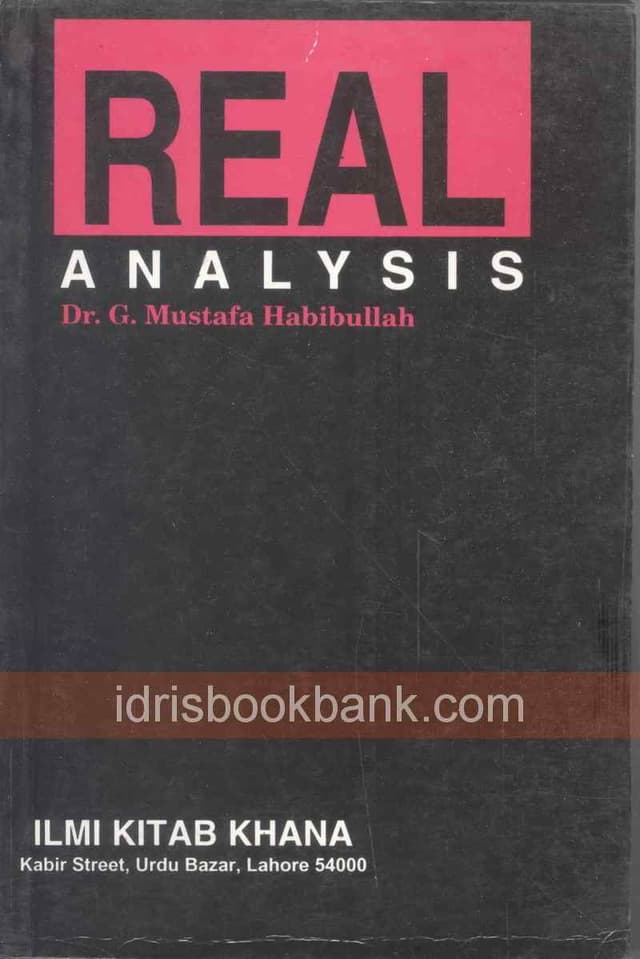 ILMI REAL ANALYSIS