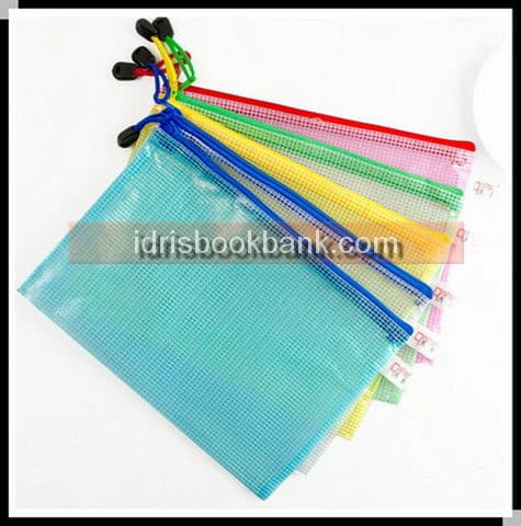 TRANSPARENT JALI POUCH A5