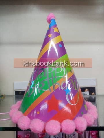 BIRTHDAY CAP FANCY POLKA DOT