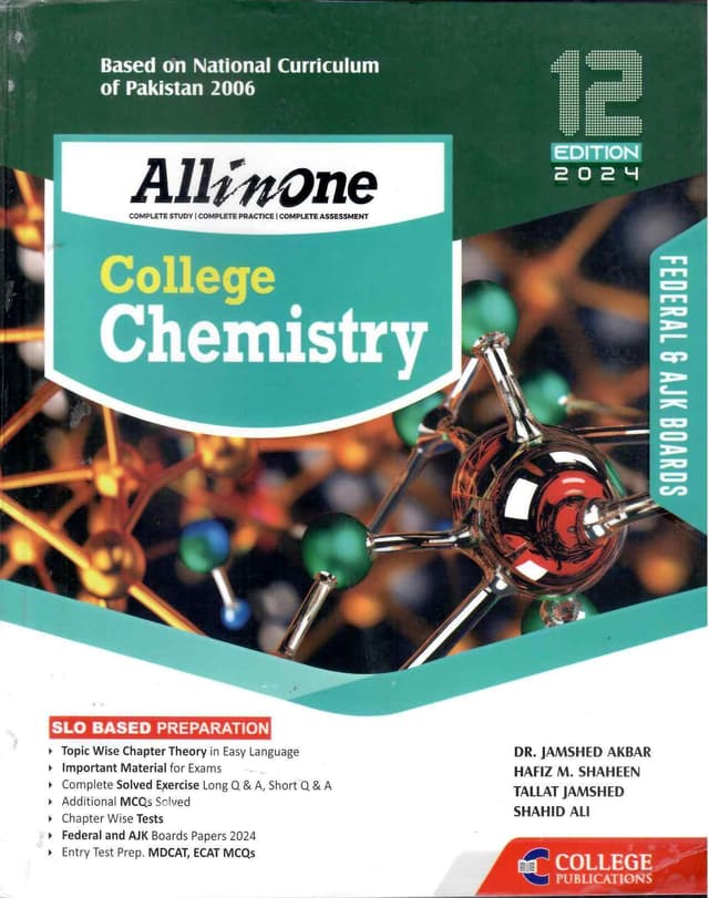 COLLEGE CHEMISTRY 12 FB