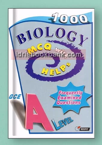 REDSPOT GCE A LEVEL 1000 MCQ BIOLOGY