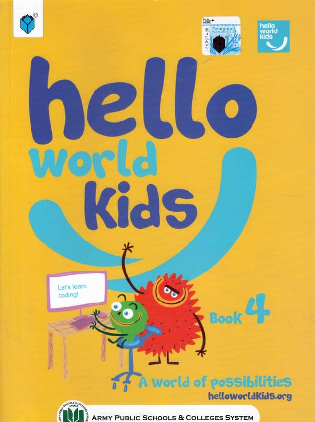 HELLO WORLD KIDS BOOK 4