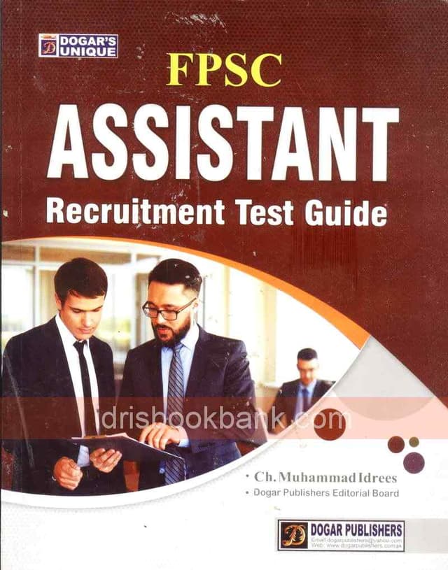 DOGAR FPSC ASSISTANT RECRUITMENT