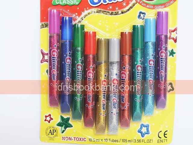 GLITTER GLUE 10 PCS PACK