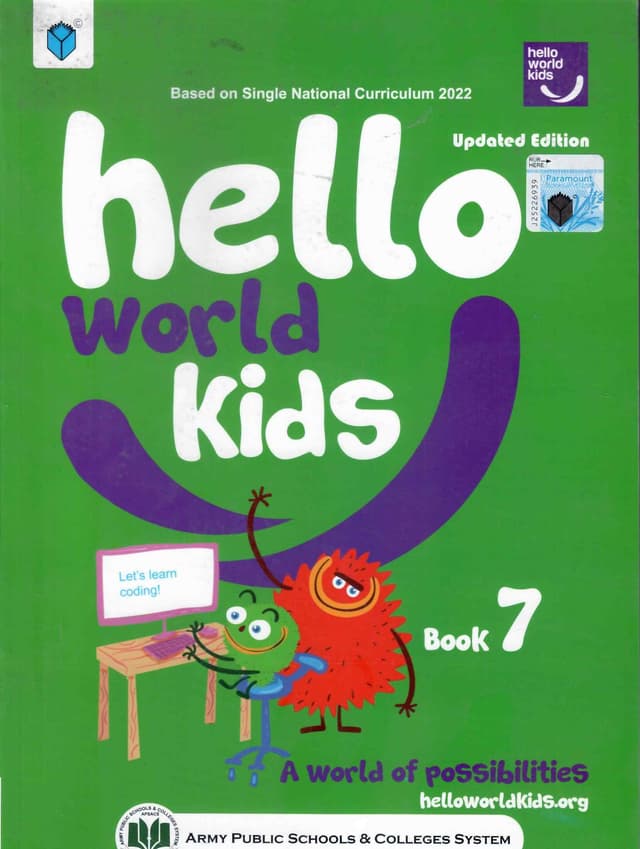 HELLO WORLD KIDS BOOK 7 UPDATED