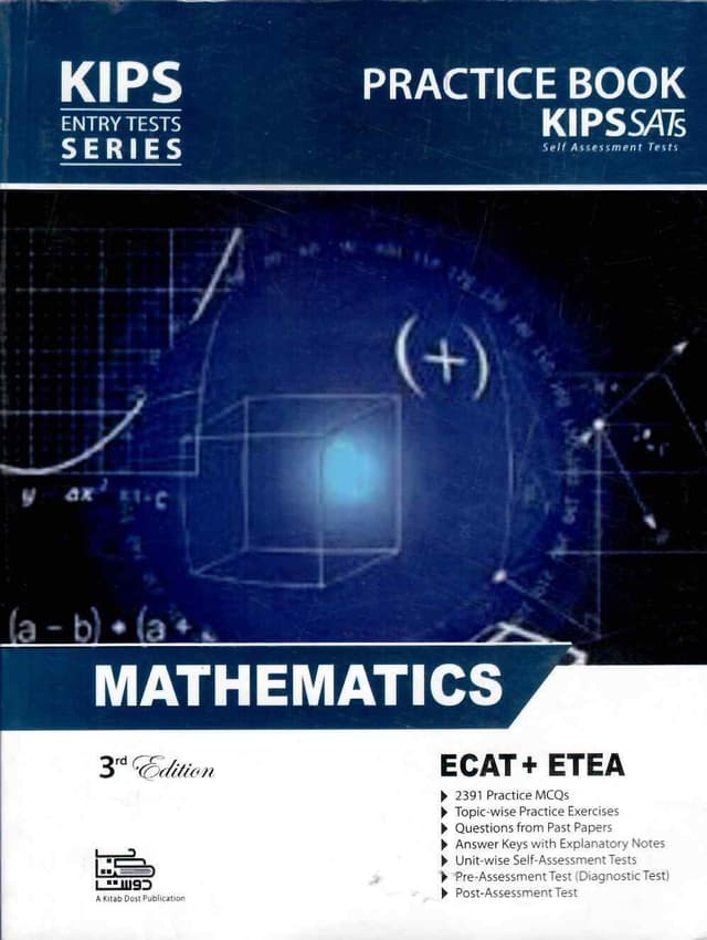 KIPS ENTRY TESTS MATHMATICS ECAT