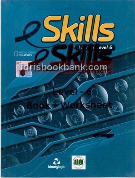 ESKILL COMPUTER LEARNERS BOOK + WORKSHEET CLASS 6