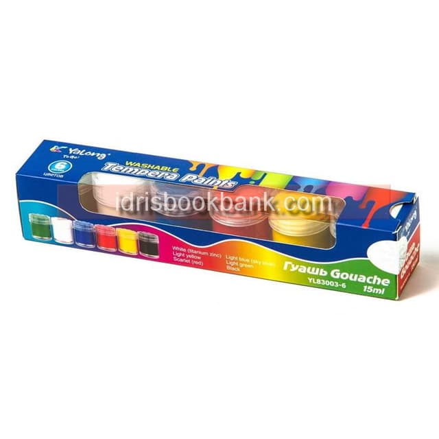 YALONG TEMPERA PAINTS YL83003-6