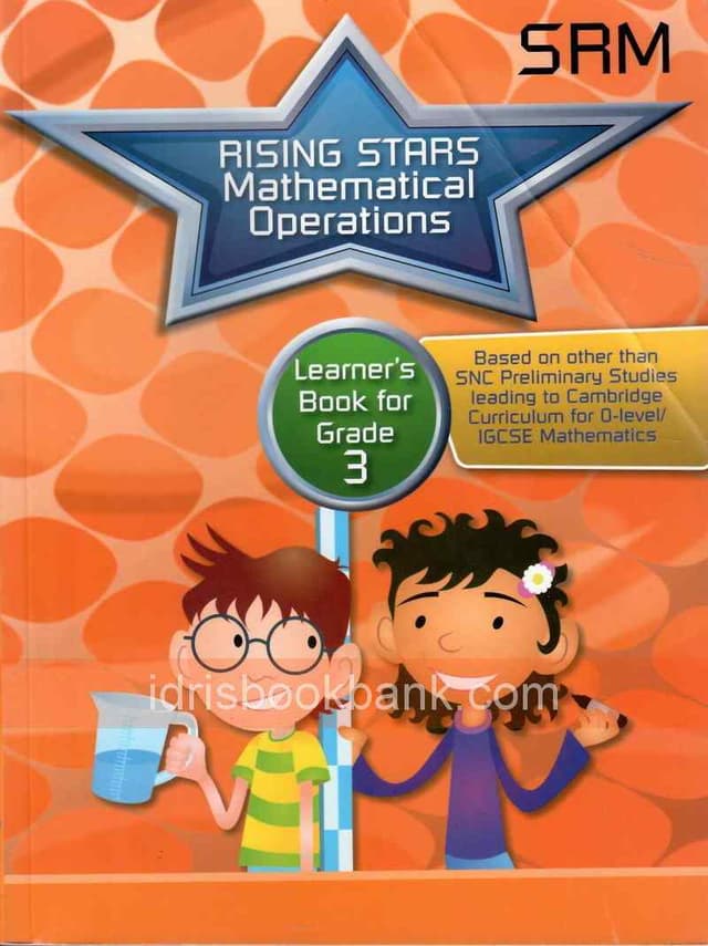 RISING STARS MATHEMATICAL OPERATIONS LEARNERS BOOK FOR GRADE 3