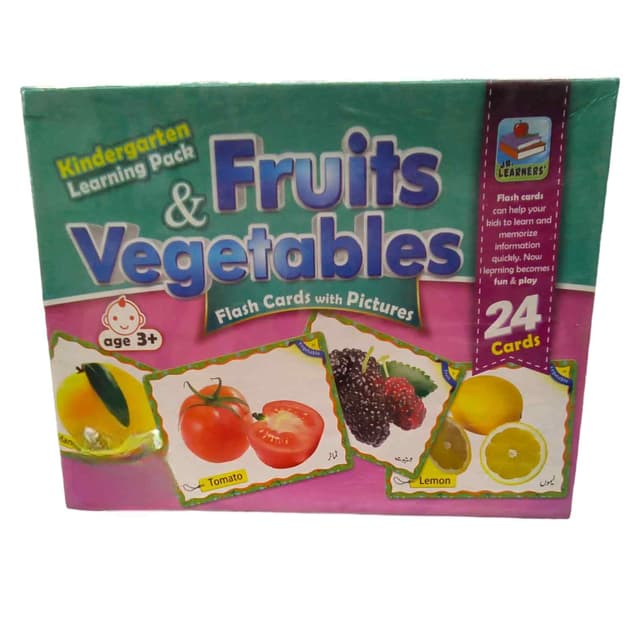 FLASH CARD FRUITS & VEGETABLES