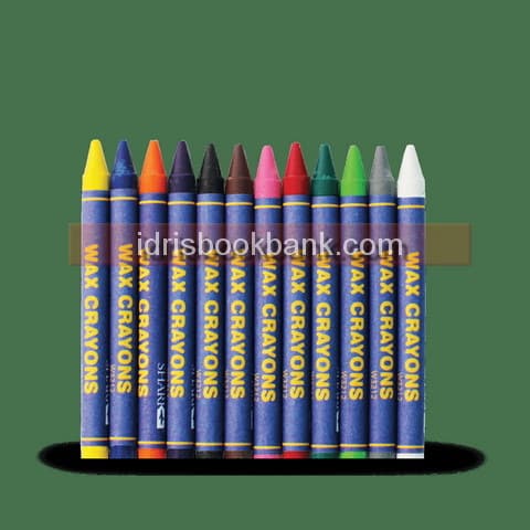 PIANO 12 PCS WAX CRAYONS
