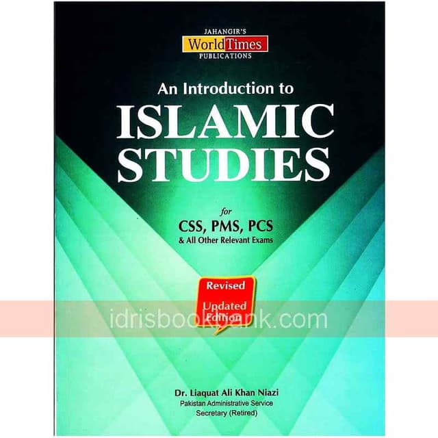 JBD AN INTRODUCTION TO ISLAMIC STUDIES FOR CSS,PMS
