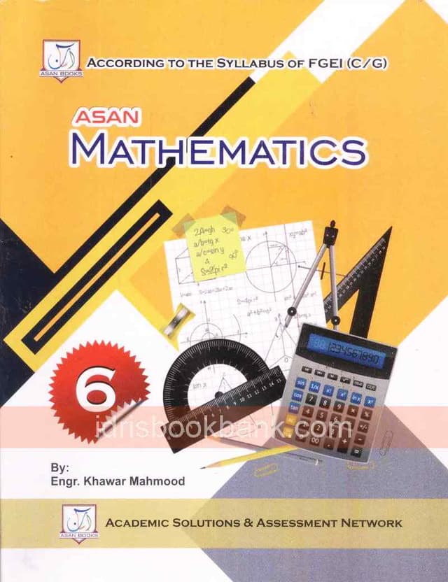 ASAN KEY TO MATHEMATICS 6