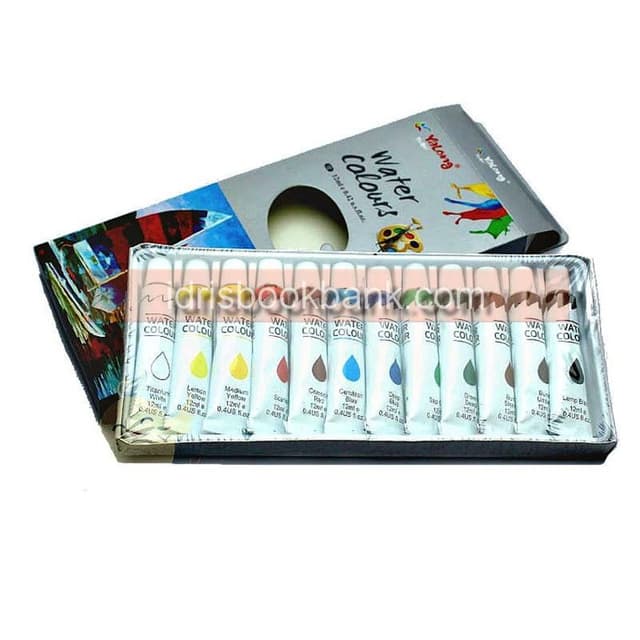 YALONG WATER COLOURS 12 PCS (TUBE)