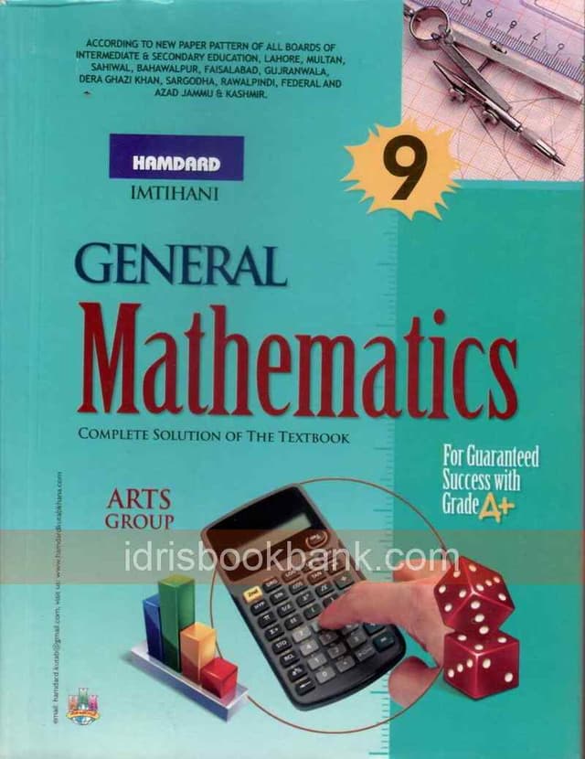 HAMDARD KEY TO GENERAL MATHEMATICS 9 ARTS GROUP